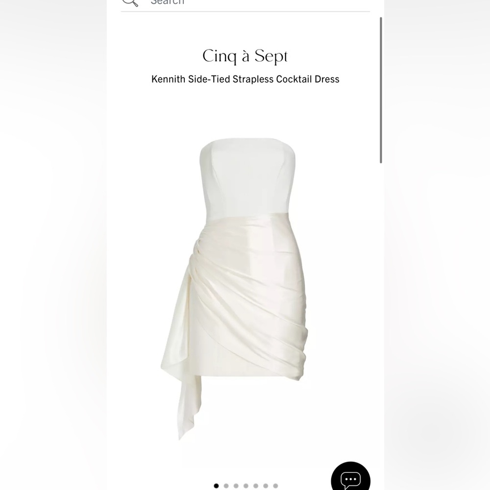 Mini white dress